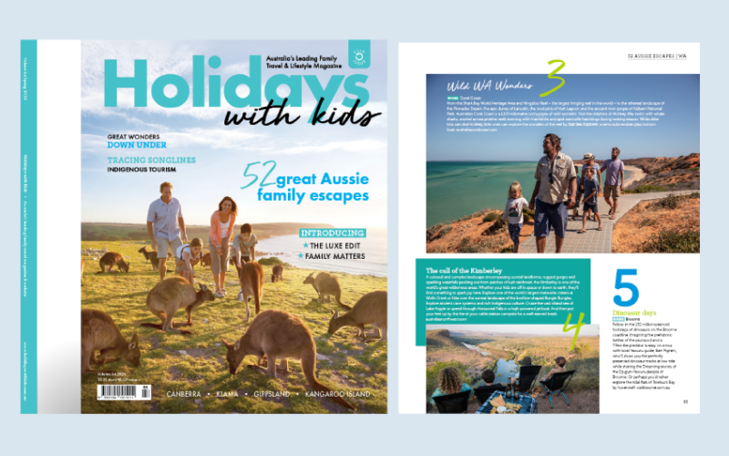 52 great Aussie family escapes - including Broome and the Kimberley!