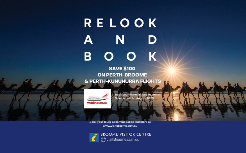 SAVE $100 on selected flights between Perth and Broome and Perth and Kununurra.