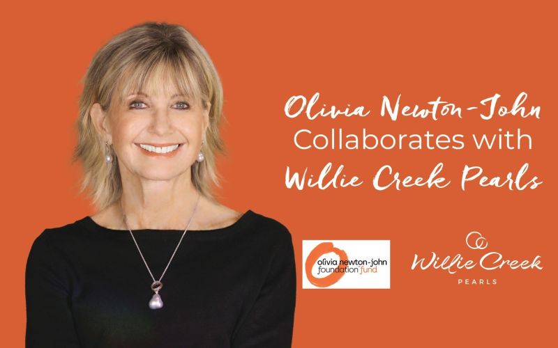 Olivia Newton-John collaborates with Willie Creek Pearls
