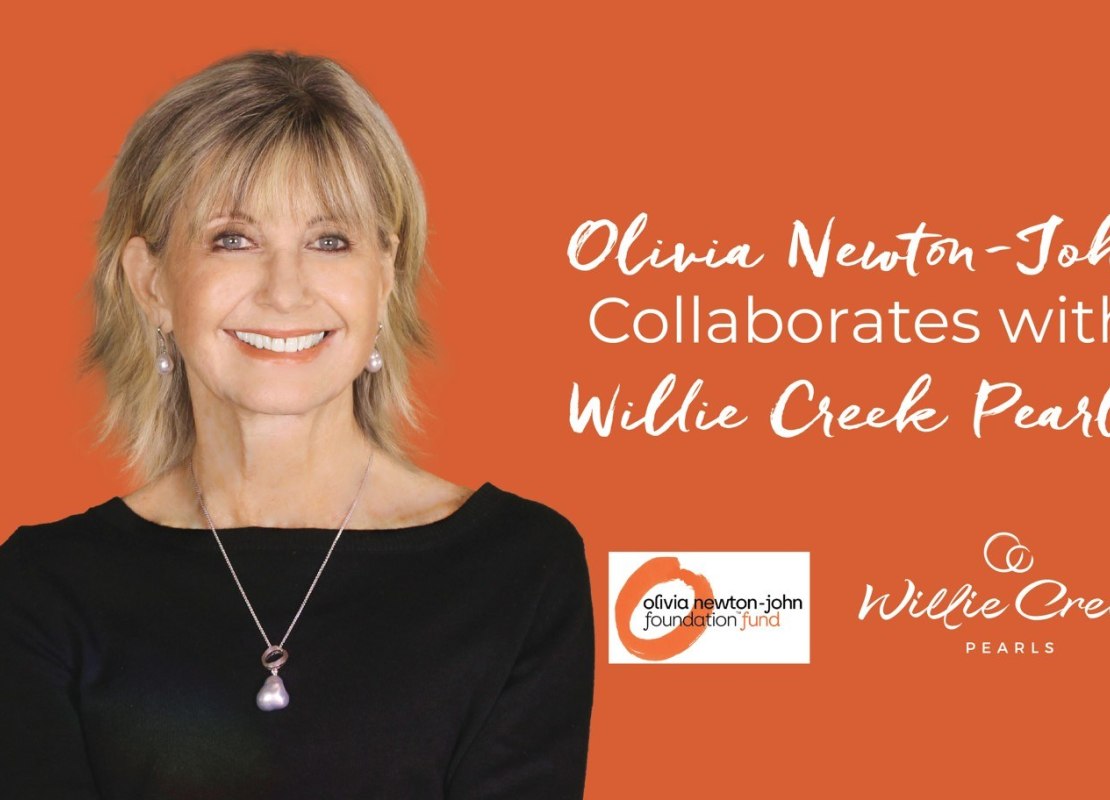 Olivia Newton-John collaborates with Willie Creek Pearls