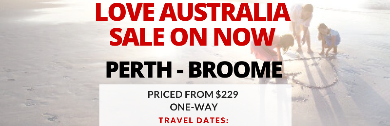 The Love Australia Sale is on now at Qantas (sale ends 21/2/2022)