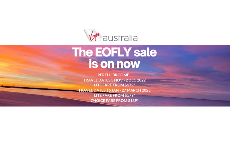 Perth | Broome Flights on Sale from $179*