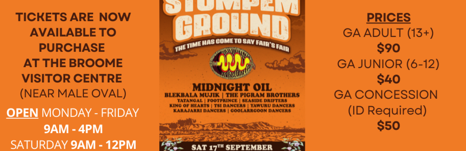 2022 Stompem Ground Festival, Broome