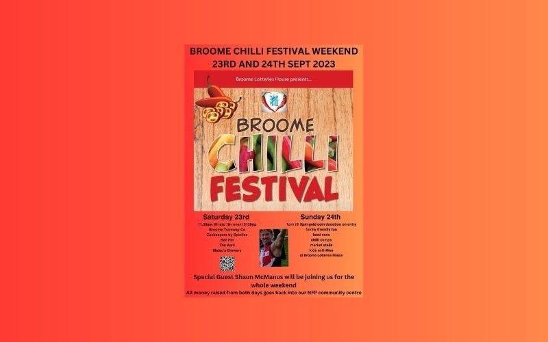 Broome Chilli Festival 2023 is sure to be hot, hot hot!
