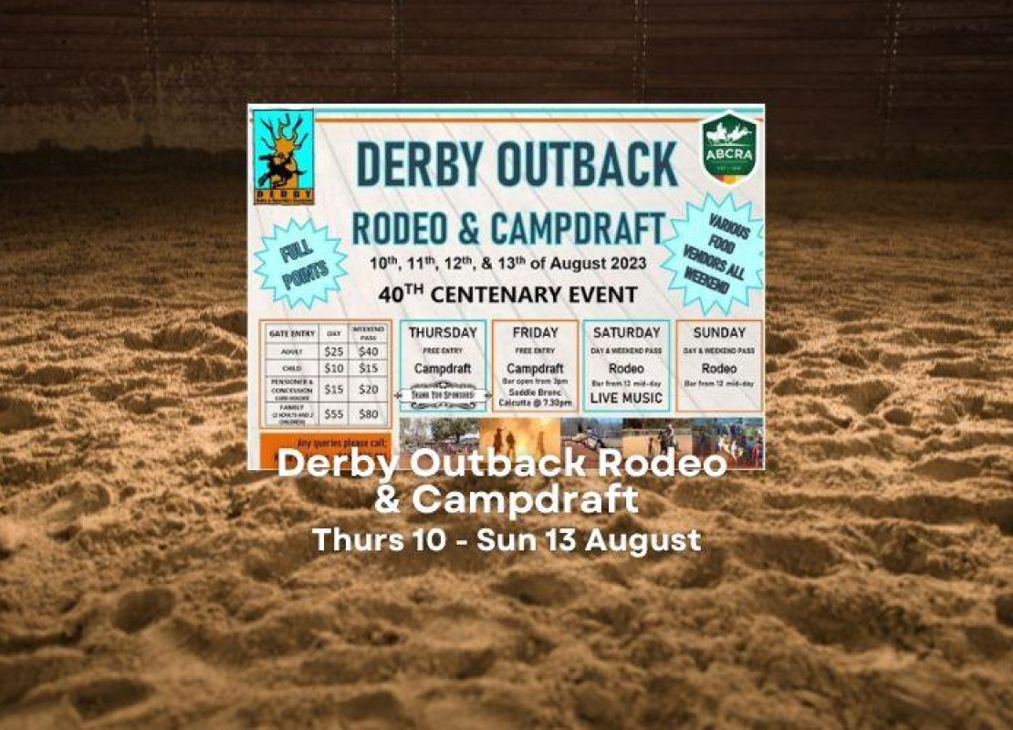 Derby Outback Rodeo & Campdraft 2023