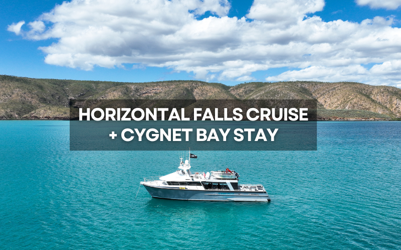Escape to the heart of the Dampier Peninsula on a Horizontal Falls Day Cruise & Cygnet Bay Escape!