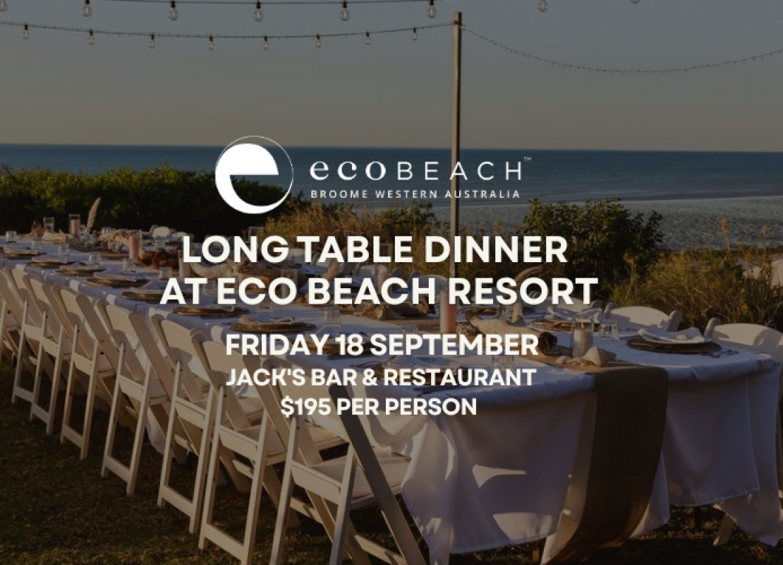 Long Table Dinner at Eco Beach Resort