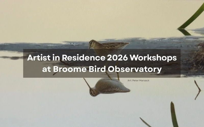 Artist in Residence 2026 Workshops at Broome Bird Observatory