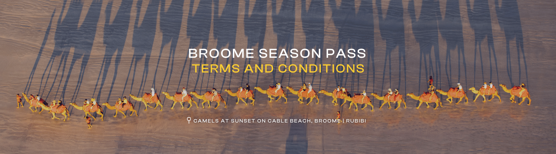 Terms 2025 broome season pass