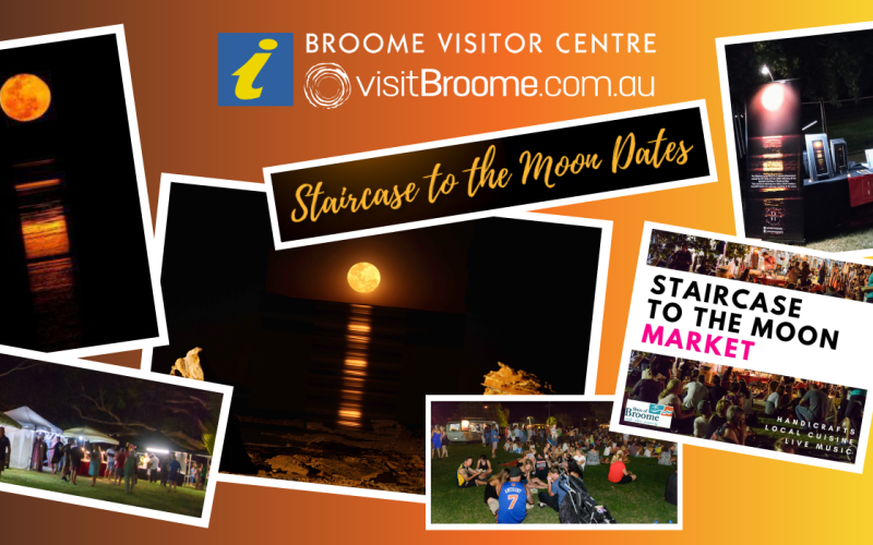 Staircase to the Moon, Broome 2021 Dates