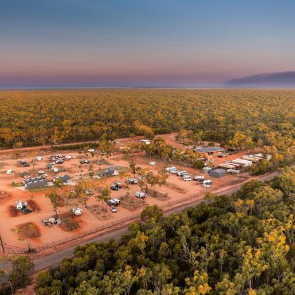 Djardindjin Campground Aerial Shot