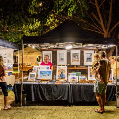 Night markets at Town Beach