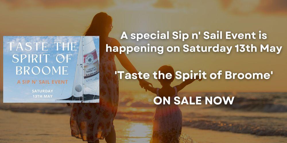 Book now for this unique Sip n’ Sail event on Saturday 13th May