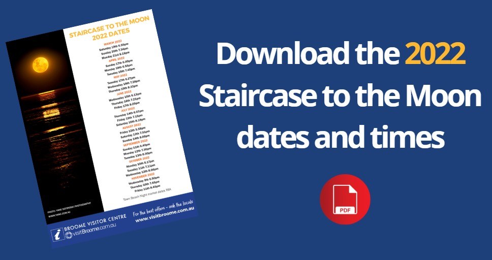 Download the 2022 Staircase to the Moon Dates
