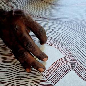 Warmun Artist Group Show: ‘Healing Waters’ ﻿at Black Stump Gallery, Broome