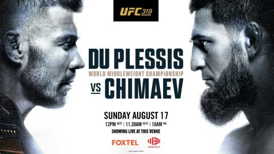 UFC 319 from 10am in Sports Bar