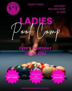 Ladies Pool Comp at Divers Tavern