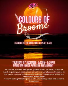 Paint & Sip: Step by Step Art Class for Adults: Staircase to the Moon