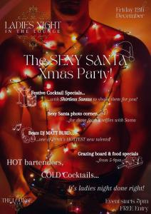 The SEXY SANTA Xmas Party at The Lounge Bar, Broome