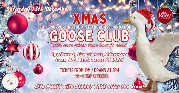 Xmas Goose Club at The Roey