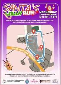 REGIONAL EVENT - Fiztroy Crossing Santa's Lolly Run