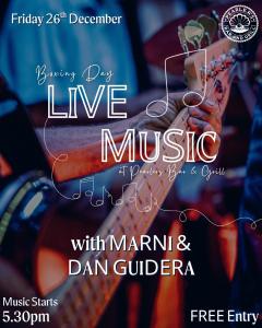 Boxing Day Live Music at Pearlers