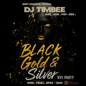 (Regional event) BLACK, GOLD & SILVER – NYE PARTY at Hotel Kununurra