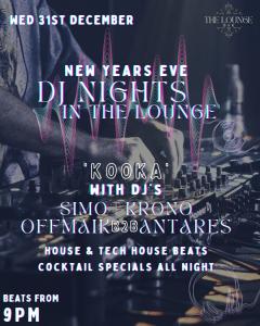 DJ Nights in The Lounge Bar