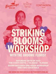 Flamingo Social Club’s Striking Blooms Workshop