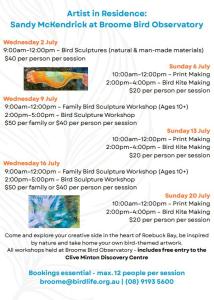 Broome Bird Observatory: Artist in Residence - Sandy McKendrick