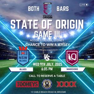 State of Origin Game 3 at Divers Tavern