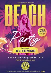 Divers Tavern Beach Party ft DJ FEMME