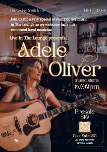 Live in The Lounge presents: ADELE OLIVER