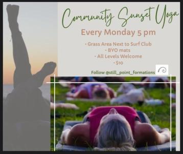 Community Sunset Yoga Session