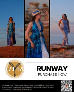 KAFTA Runway - Kimberley Aboriginal Fashion Textiles Art