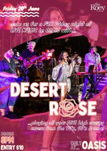 Live Music Friday with DESERT ROSE