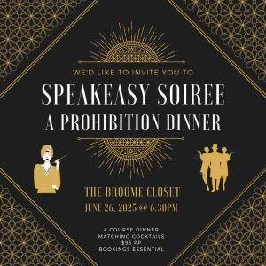 Speakeasy Soiree : A Prohibition Dinner