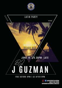 Fiesta Friday Ft DJ J GUZMAN at Divers Tavern