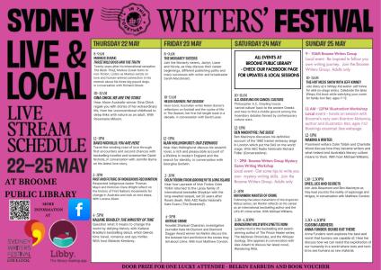 Sydney Writers Festival Live Stream at Broome Library
