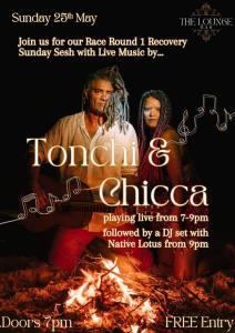 Tonchi and Chicca at The Lounge Bar Broome