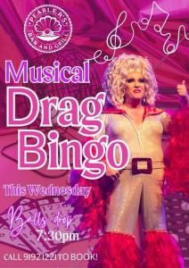 Drag Bingo at Pearlers Restaurant