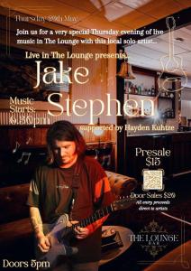 Live in The Lounge presents: Jake Stephen