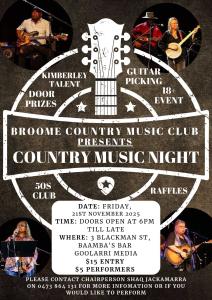 Country Music Night at Goolarri