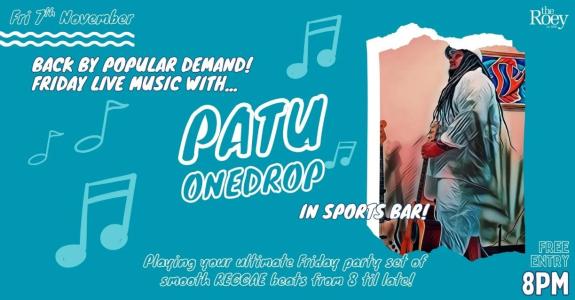 Patu live in the Sports Bar