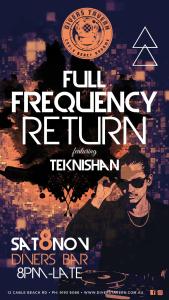 ﻿Full Frequency Return ft TEKNISHAN at Divers Tavern, Broome