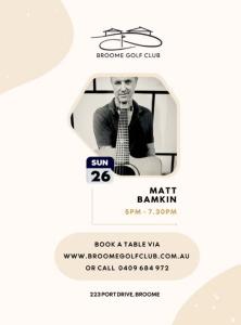 Sunday Sunset Sesh at Broome Golf Club