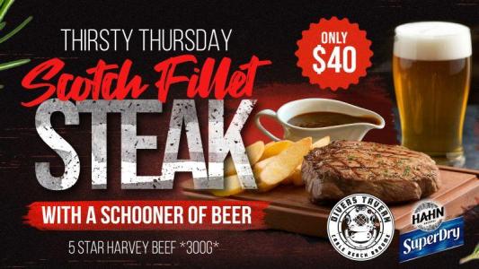 Steak Night at Divers Tavern