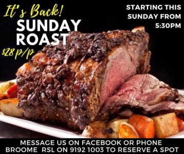 Sunday Roast at RSL