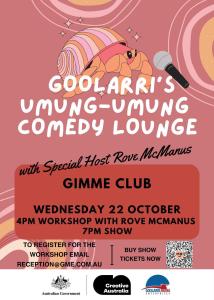 Goolarri’s Umung-Umung Comedy Lounge with Rove McManus!