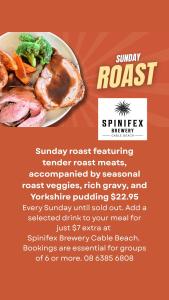 Sunday Roast at Spinifex Brewery